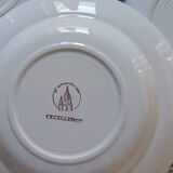 Set of 8 Excellence model soup plates from L'amandinoise