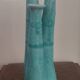 "Organ" triple soliflore vase in artisanal ceramic