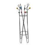 Roger Feraud "ground key" coat holder with 8 50s balls