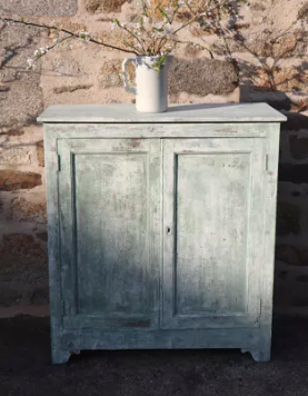 Lot Bufet d'office and Commode Empire