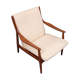 Danish furniture architect. armchair with a teak, rye and seat cushion structure