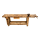 French carpenter's workbench made of solid beech, early 20th century.