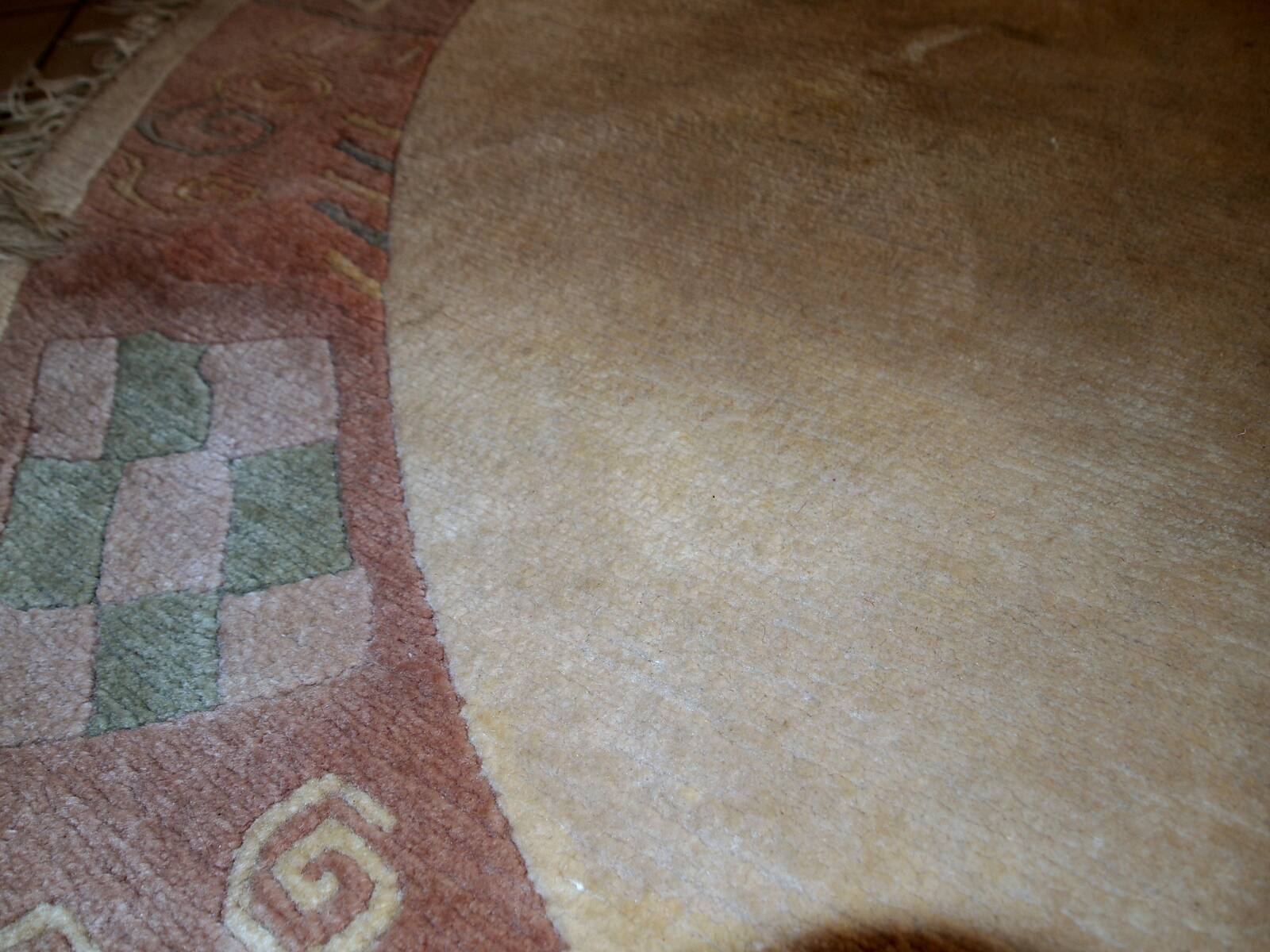 Tapis Vintage Khaden Tibétain en Laine, Années 1970, Épais et Élégant