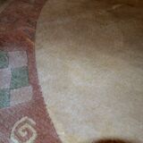 Tapis Vintage Khaden Tibétain en Laine, Années 1970, Épais et Élégant