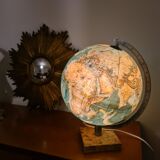 Taride Vintage Globe 1980 (Marble aluminum paper)