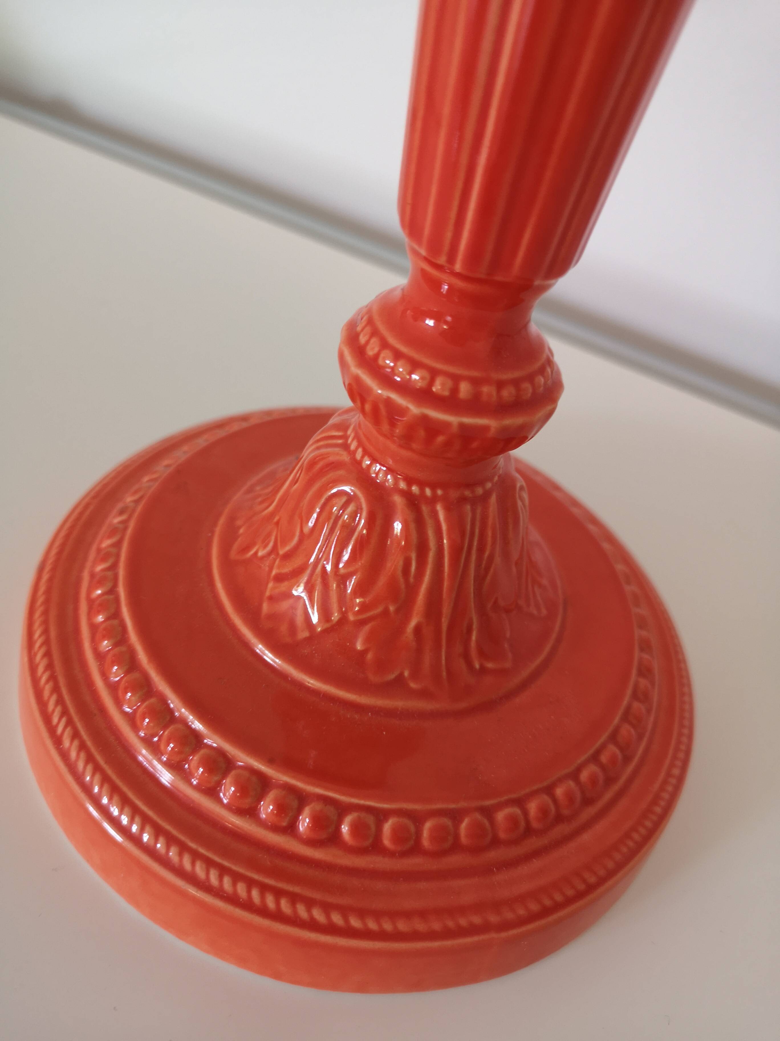 Genuine Gien candle holder.