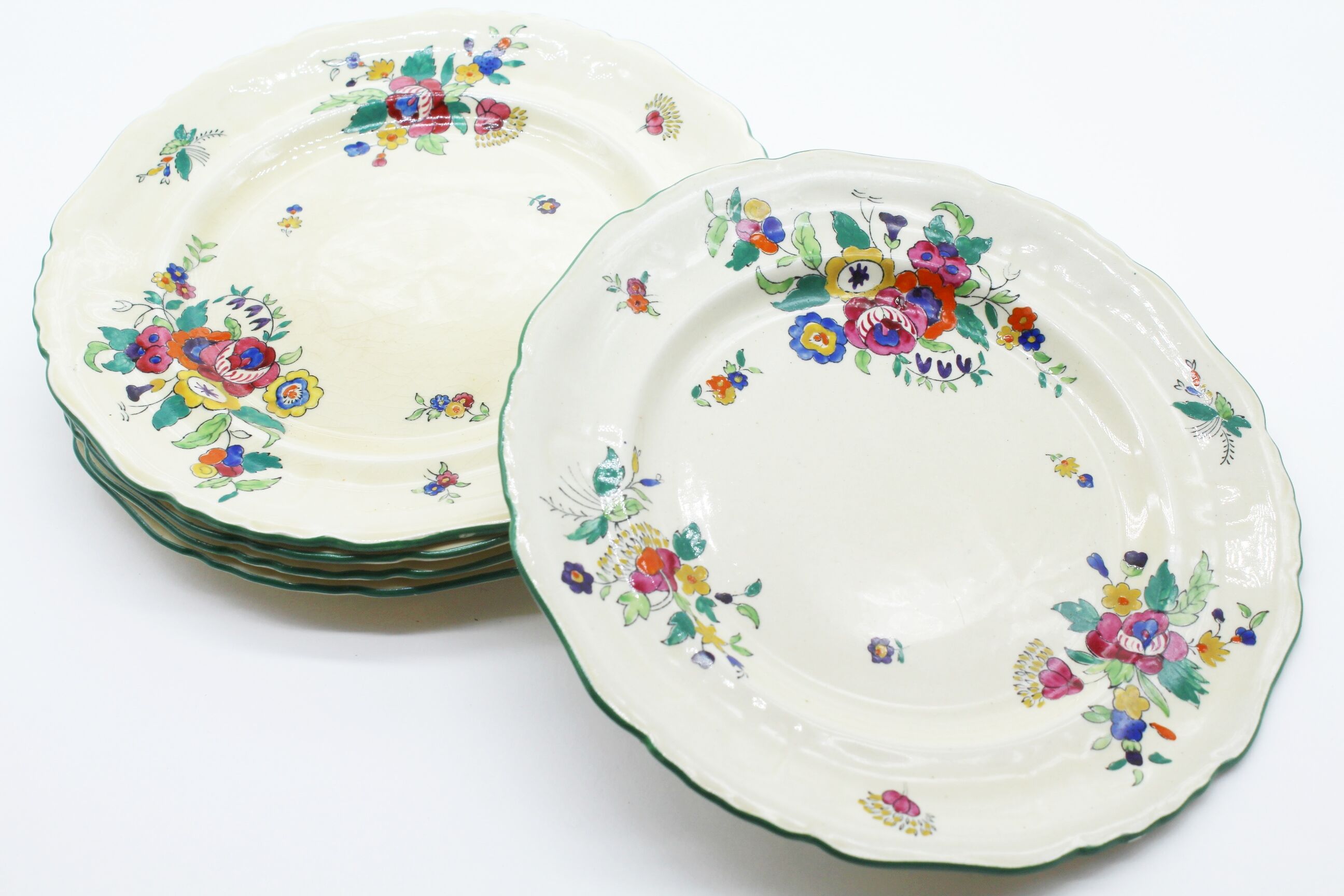 Lot of 5 Mason's dessert plates
