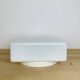 Lita 70s square opaline wall light, ceiling light