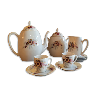 Exotic patterned tea/coffee service, circa 1960