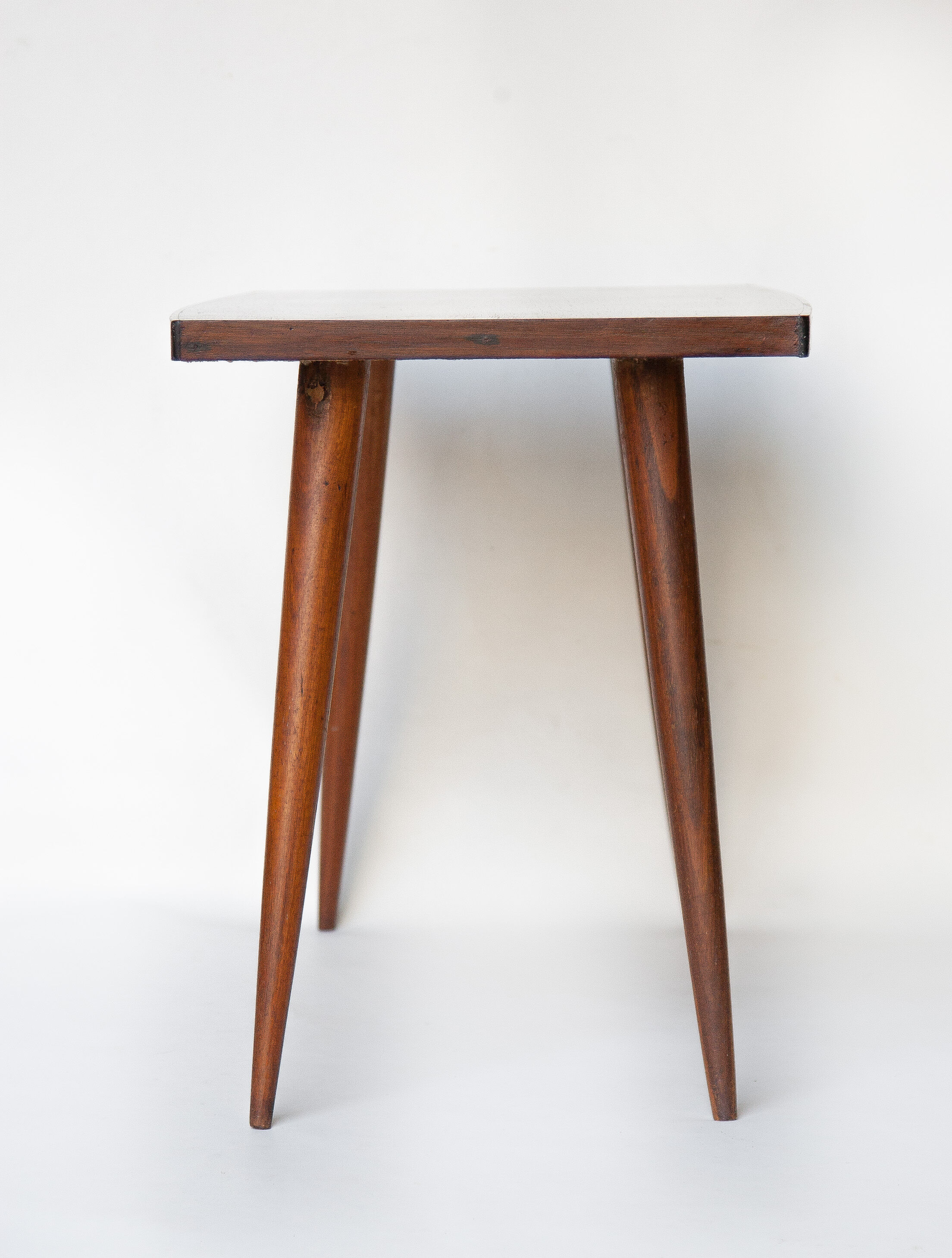Vintage table, wooden table feet compass, side table, coffee table, lounge, danish style, wooden table, coffee table, 60's