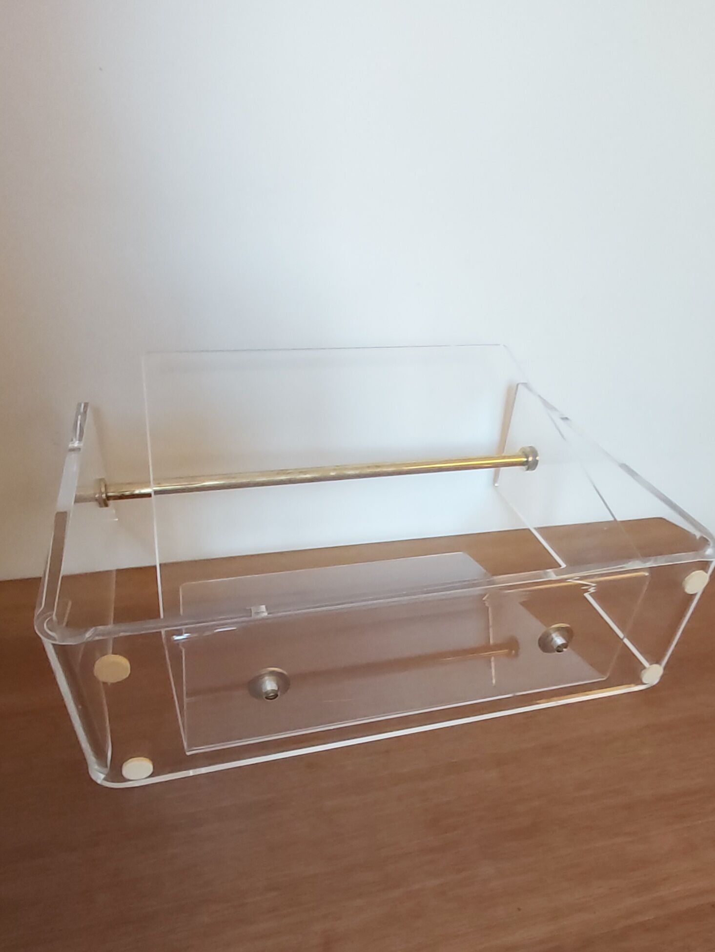 David Lange magazine holder in plexiglas