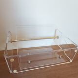 David Lange magazine holder in plexiglas