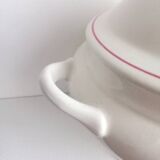 Large porcelain soup tureen Orchies Moulin des Loups Saint-Amand - 2.5 liter vegetable dish