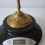 Brass collared candle holders