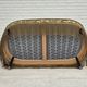 1970s, small 2-seater Danish sofa, brown/beige furniture fabric.
