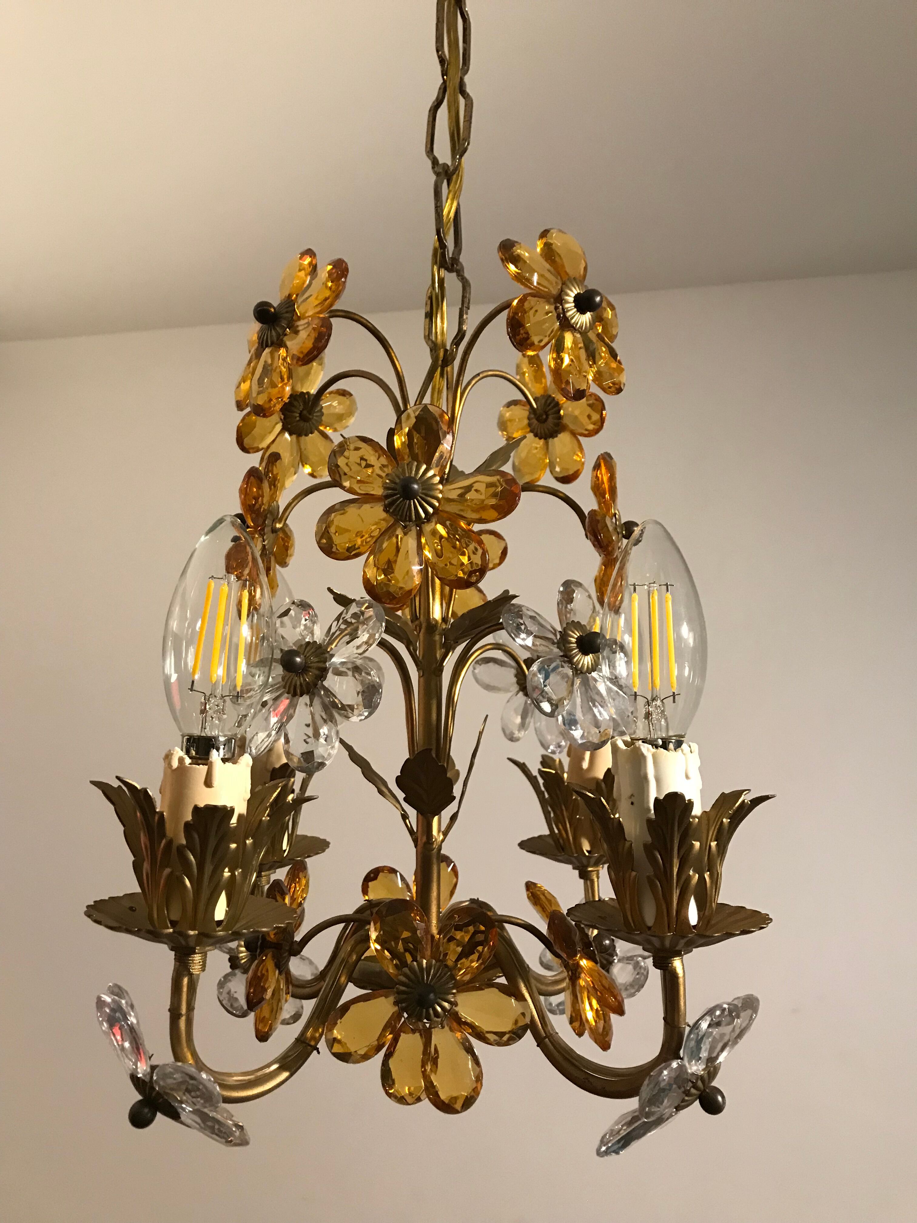 Murano crystal chandelier
