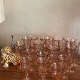 Set of 18 Rosaline stemmed glasses