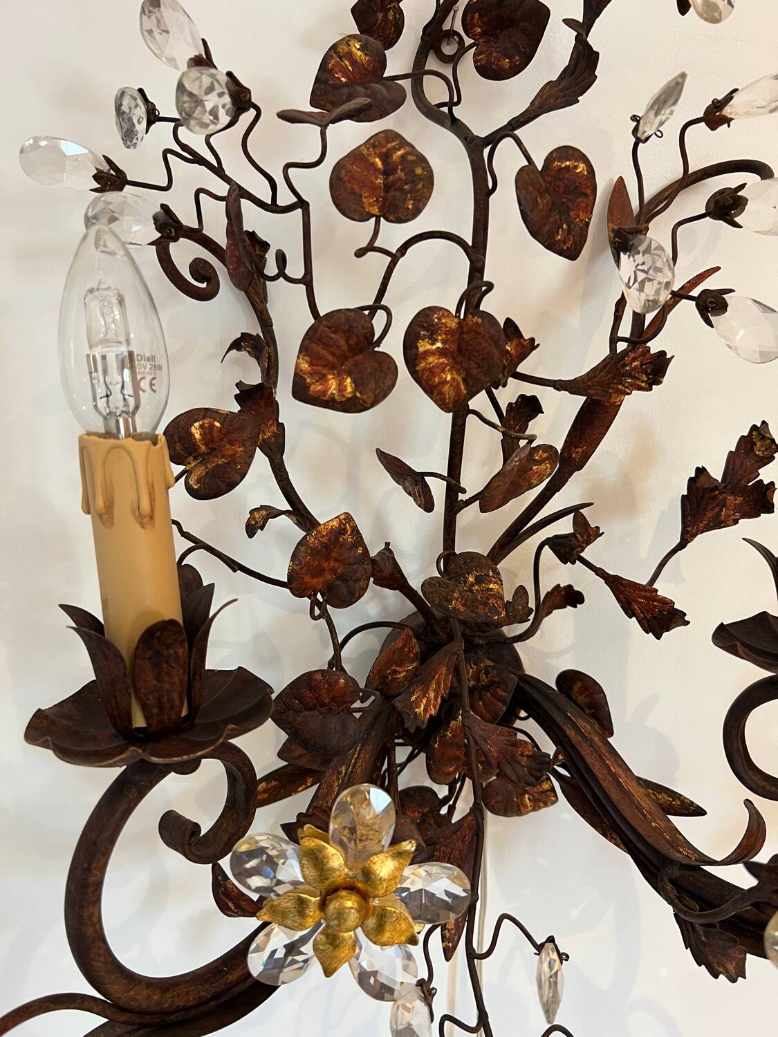 Pair of wall sconces