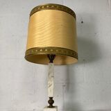 Lampe de table vintage avec base en marbre