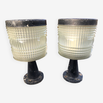 Pair of vintage Bur Leuchten lamps from the 60s