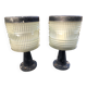 Pair of vintage bur leuchten lamps from the 60s