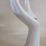 Baguier, vase vintage en forme de main