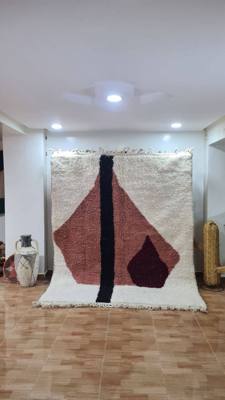 Handmade Berber wool rug 250x150 cm