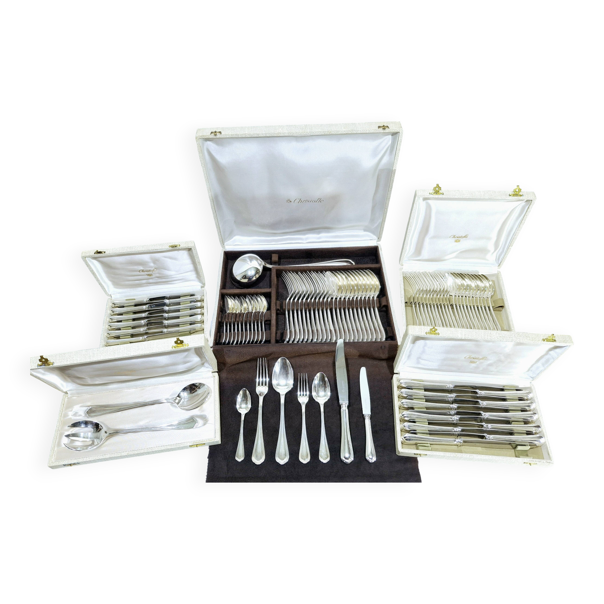 Christofle - 87-piece cutlery set Spatours Silver-plated Metal