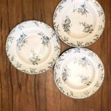 Set of 3 Longwy Hanoi model plates