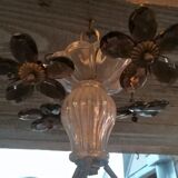 Chandelier with flowers in tassels