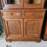 Buffet two 19th century glazed body Louis Philippe has customised