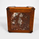 Art Deco harness in carved wood and marble, France, circa 1925