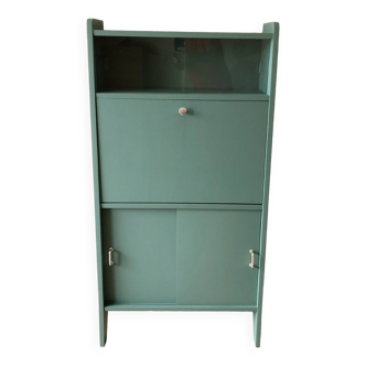 Secretary desk from the 70s Celadon Green