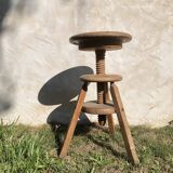 Wooden screw stool