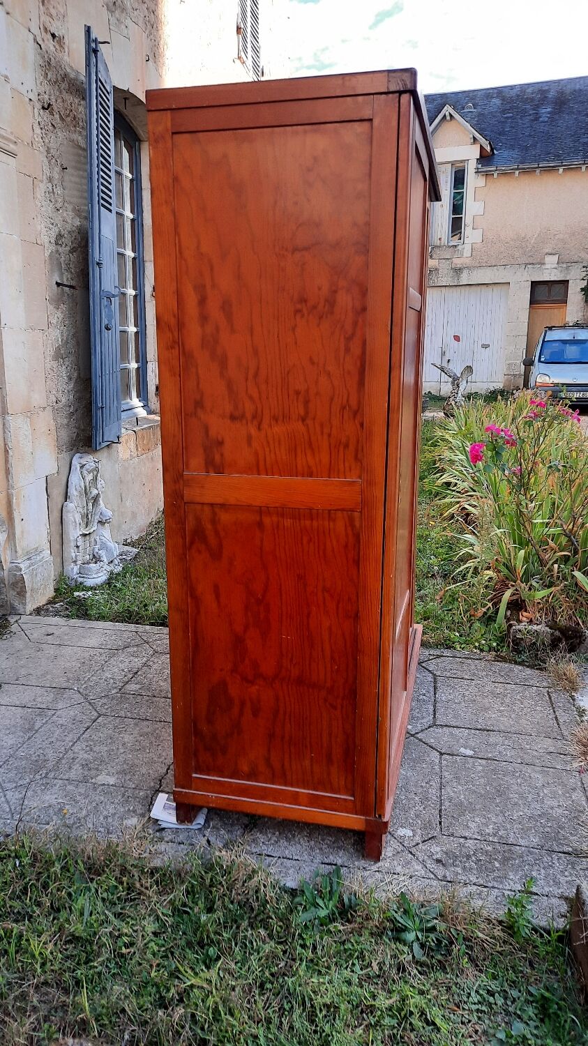 Vintage wardrobe with sliding door
