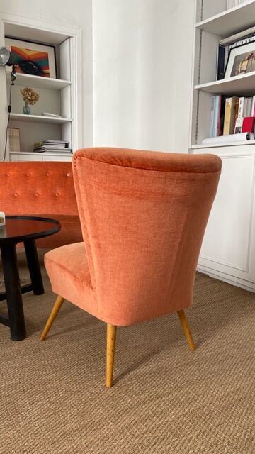 Sofa and 2 vintage armchairs