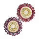 Set of 2 natural braided round underbody year 70