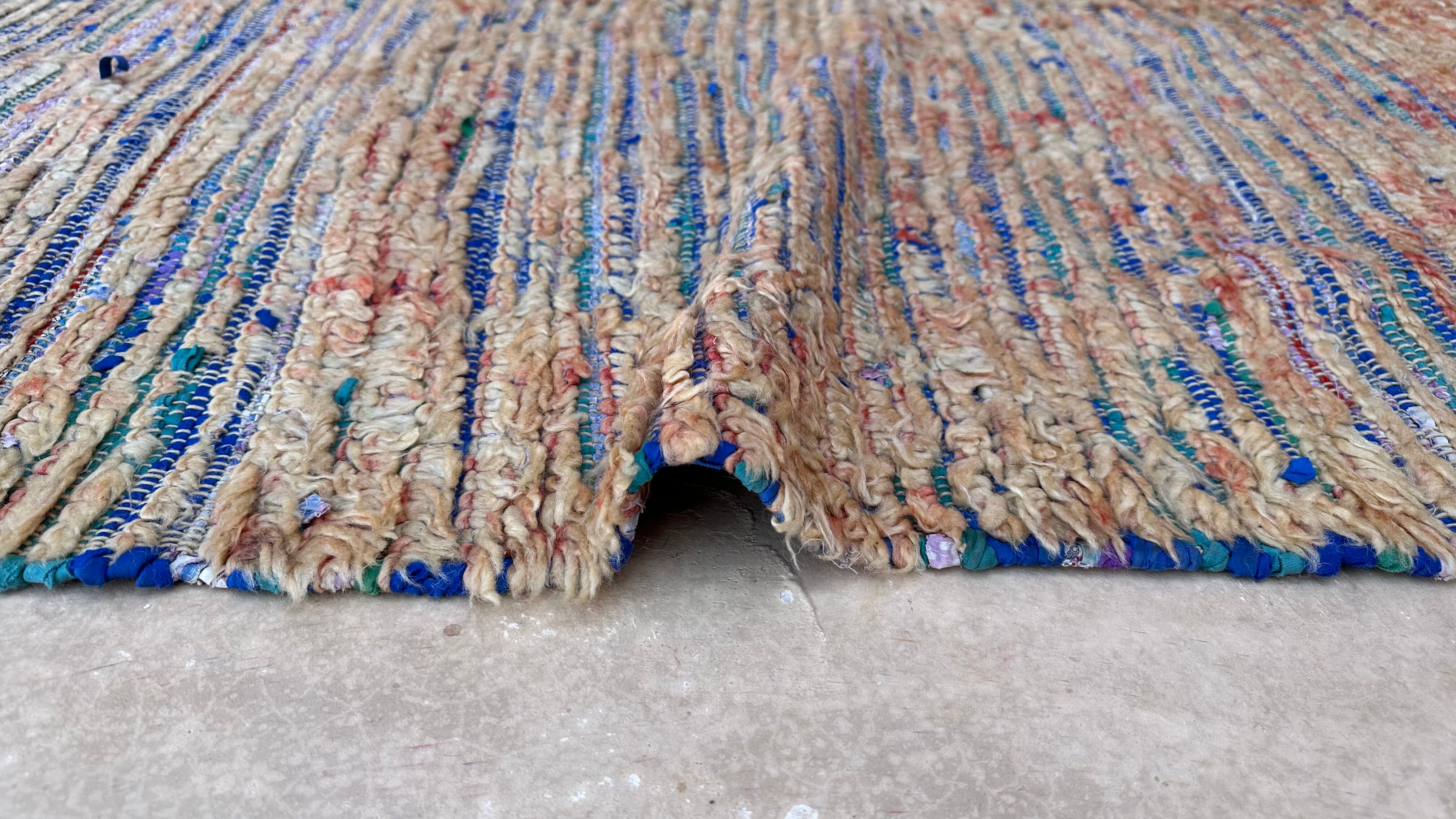 Old Berber carpet 93 x 238 cm