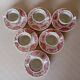 English mocha cups "Windsor" pink Ridgway (Staffordshire)
