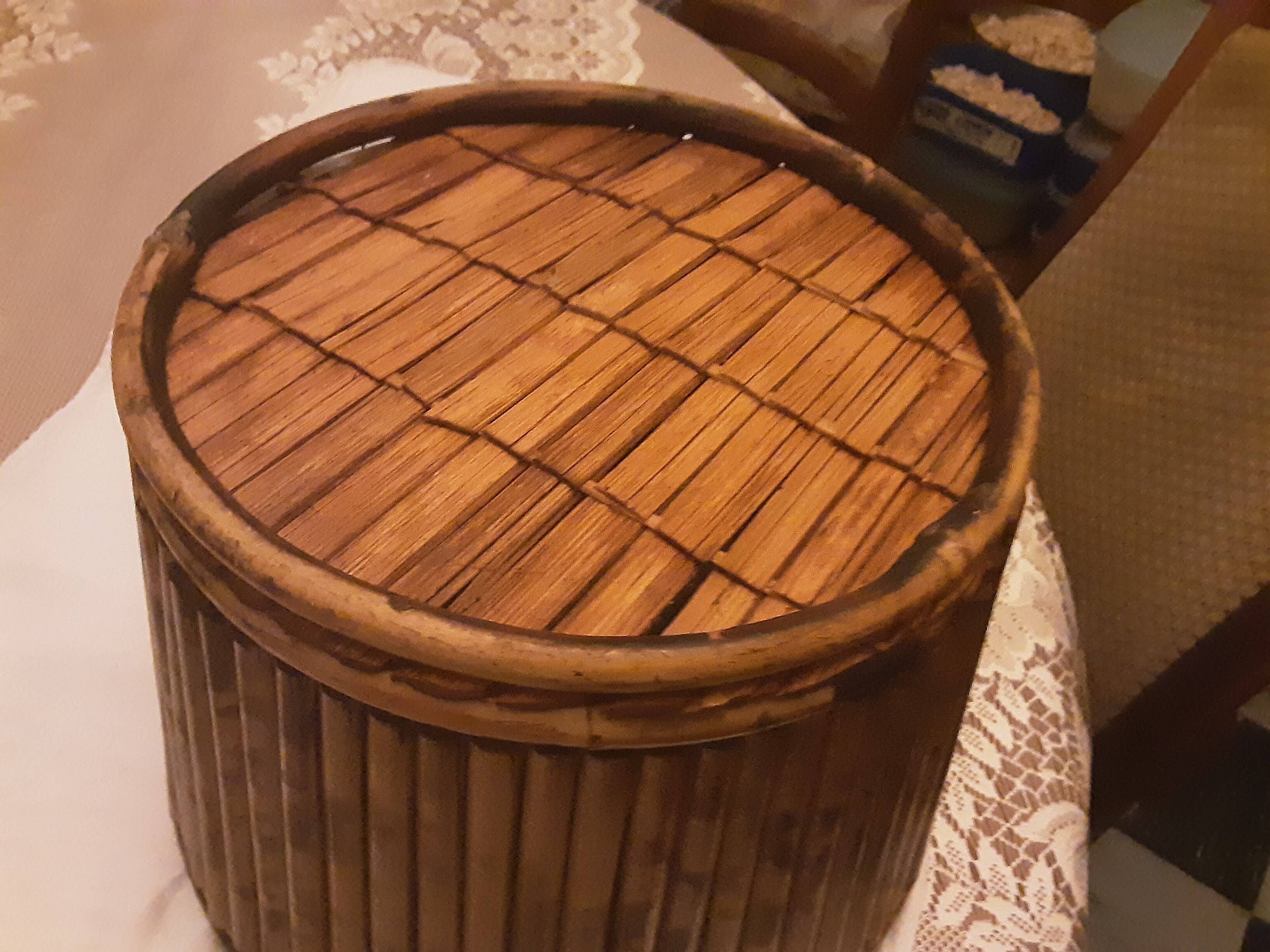 Bamboo cachepot, republic of china