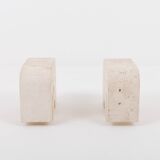 Vintage travertine elephant sculptures by Enzo Mari for Fratelli Mannelli, 1970s