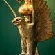 Empire Style Table Lamp Imperial Eagle deknut