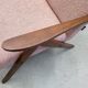Mid Century Easy Chair Model B - 310 Var in Pink Boucle