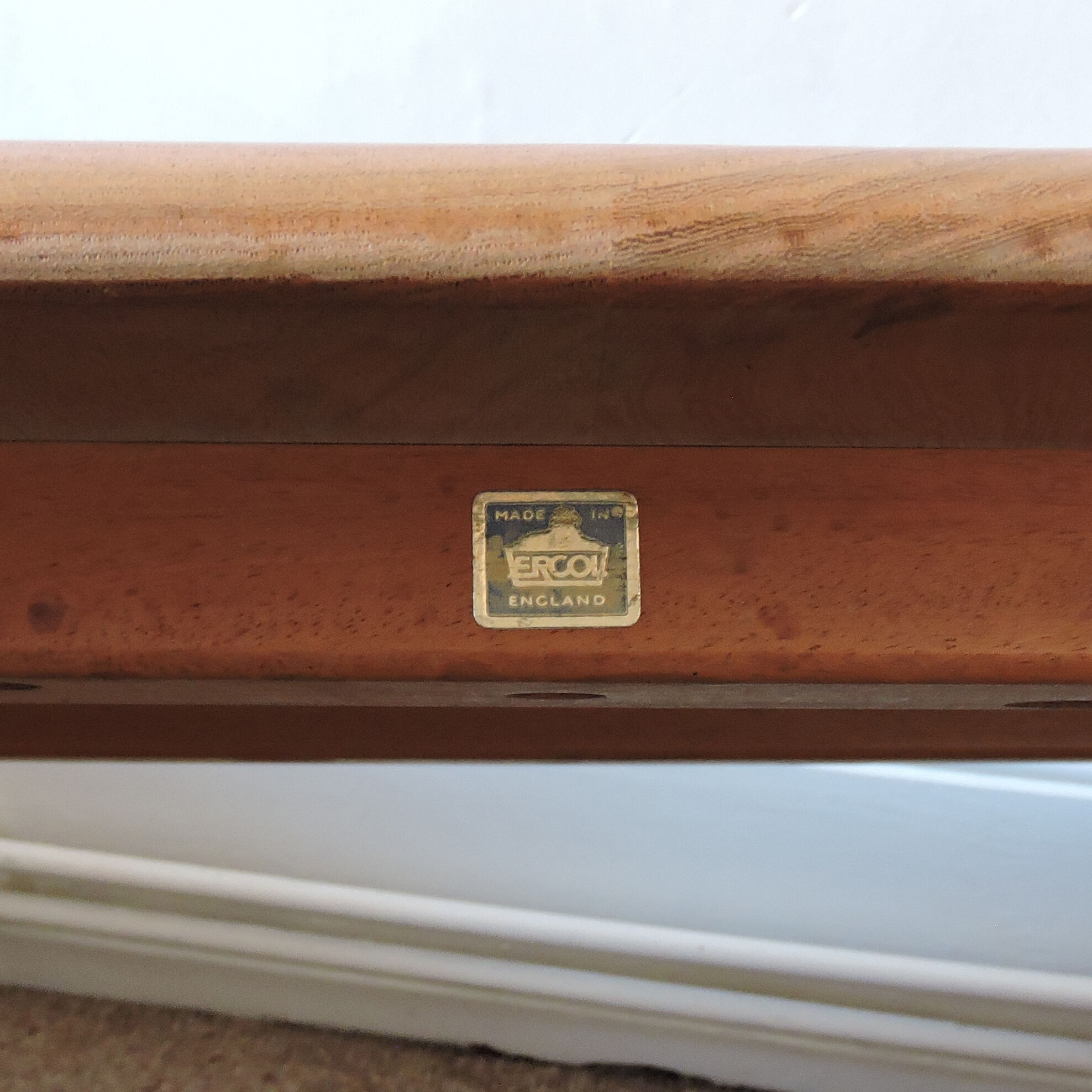 Mid century Ercol coffee table with magazine rack, 1960s