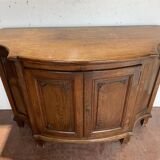 Louis XIV style sideboard in solid oak, 19th century