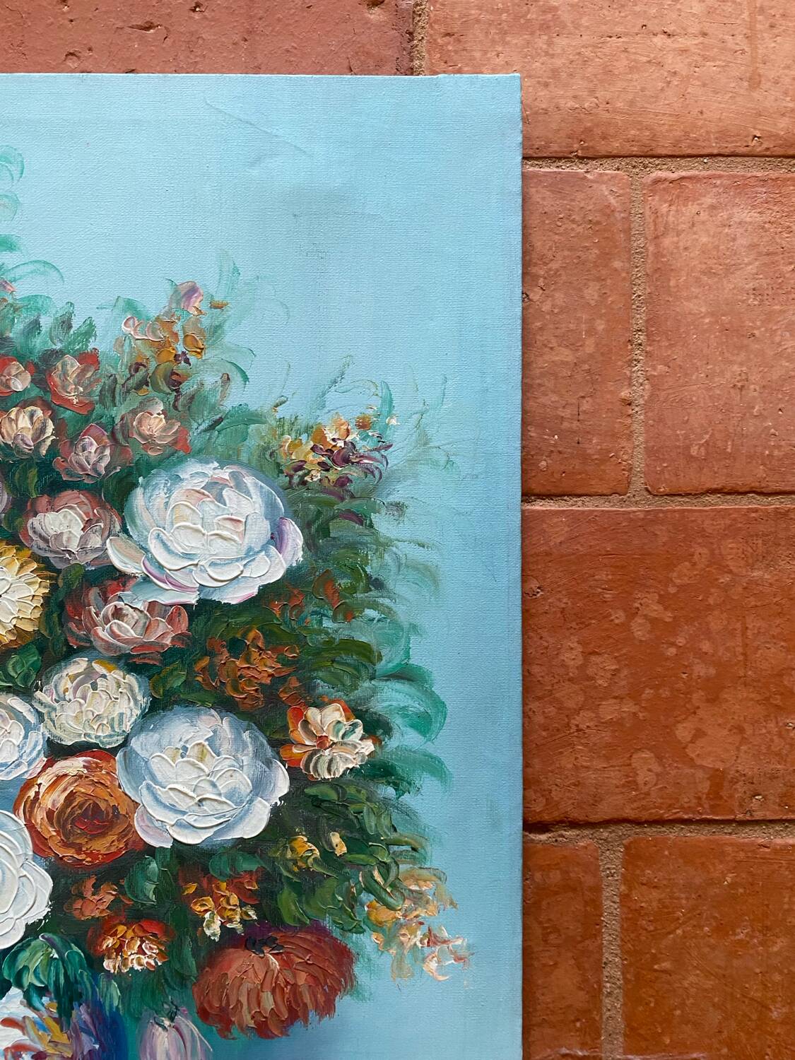 Vintage oil on canvas