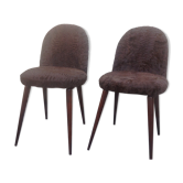 Paire de chaises 60'