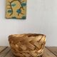 Panier pailles tressées