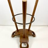 Brutalist bar stool by Carl Malmsten