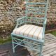 Vintage winter garden armchair 1970.
